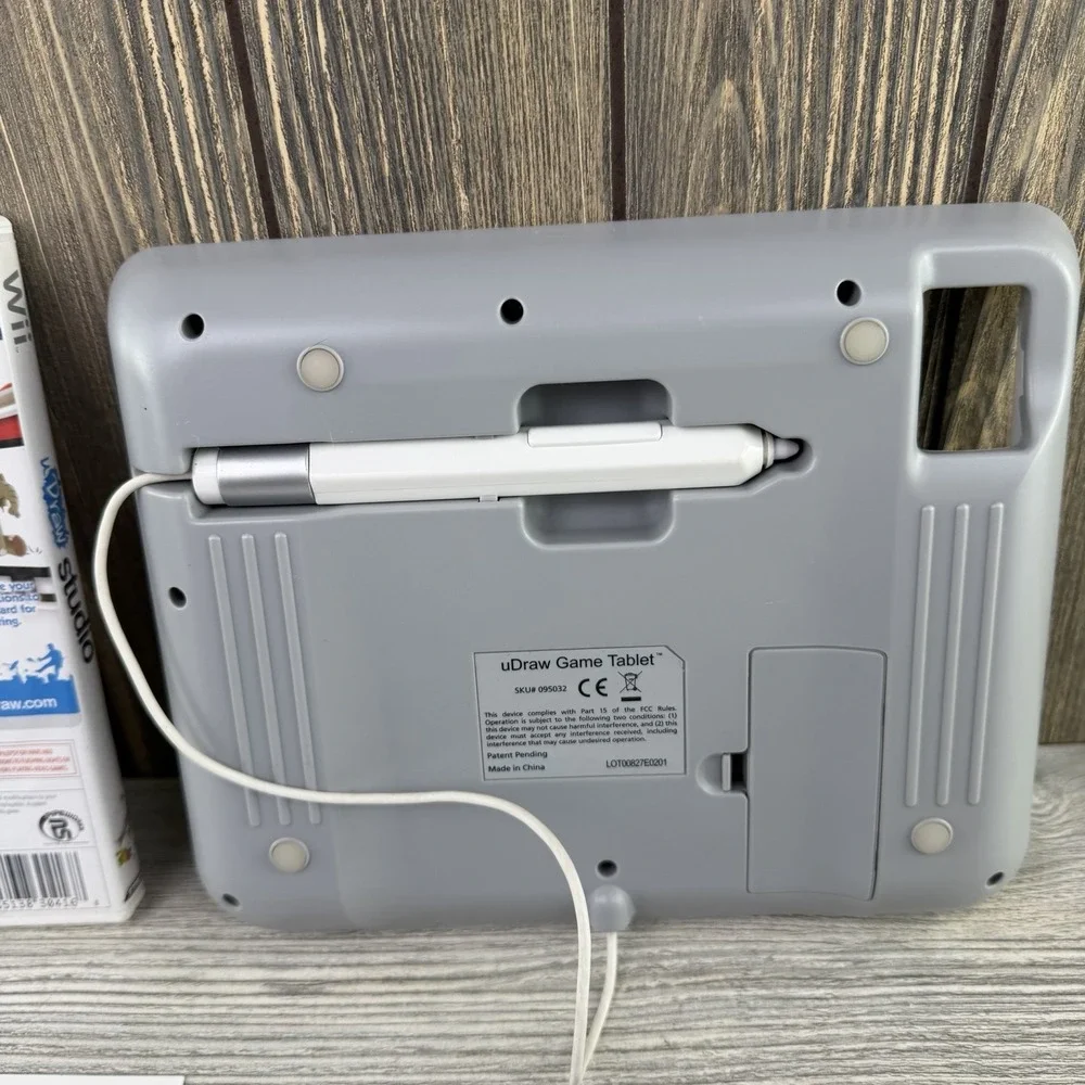 Nintendo Wii uDraw Tablet Game Bundle Tested And Working